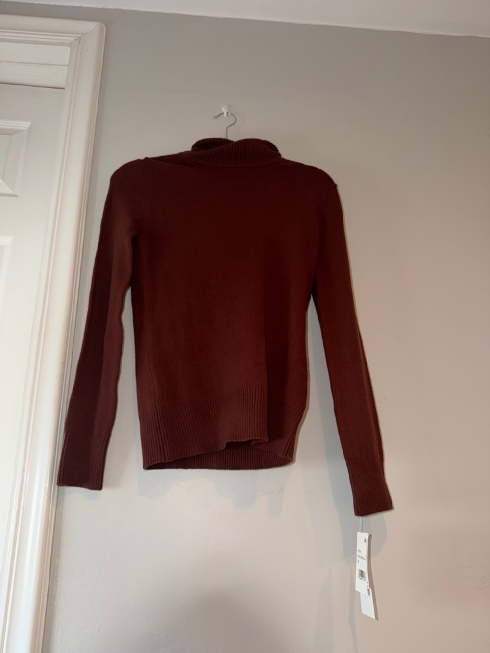French Connection Brown Cowl Turtleneck Sweater